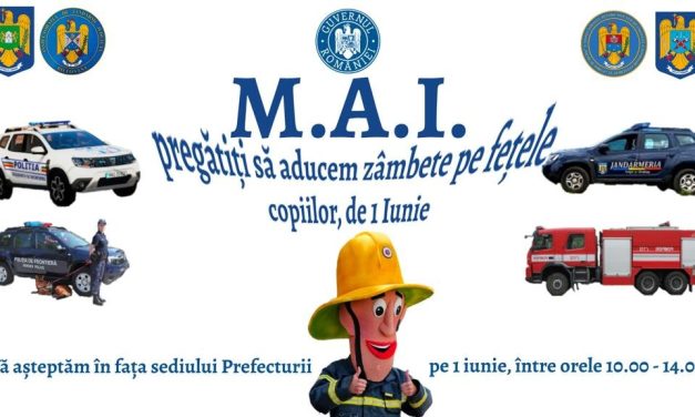 Eveniment organizat de Instituția Prefectului și M.A.I. de ziua copilului !