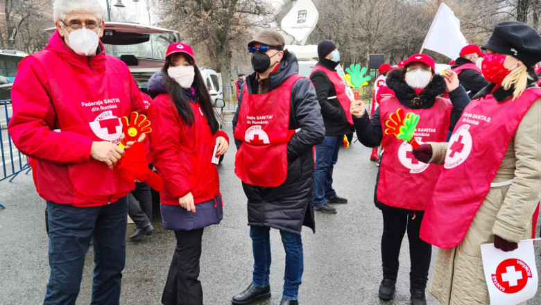 Protest în Piața Revoluției