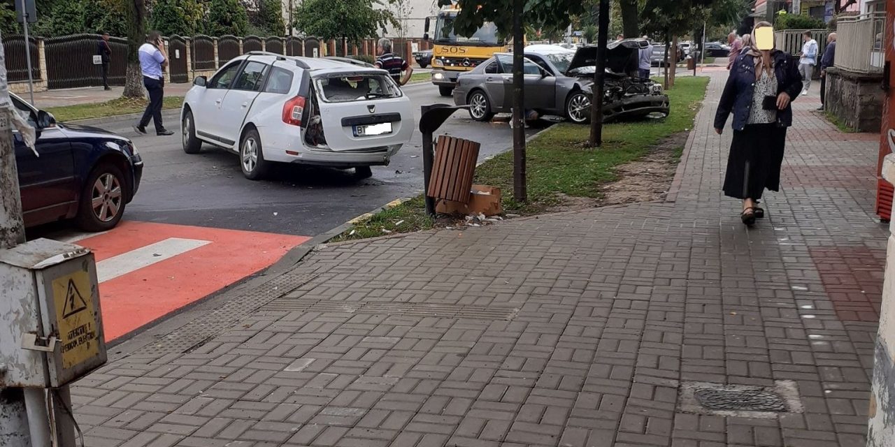 Accident rutier produs pe Bulevardul Mihai Eminescu din Botoșani