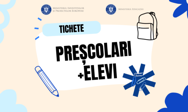 Părinții pot depune cererile pentru tichetele educaționale de 500 de lei până pe 26 noiembrie