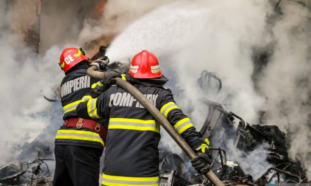 Incendiu într-o fabrică de fier forjat din Botoșani